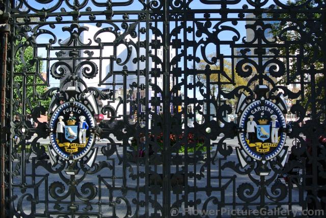 Emblems on gate into Halifax Public Gardens.jpg