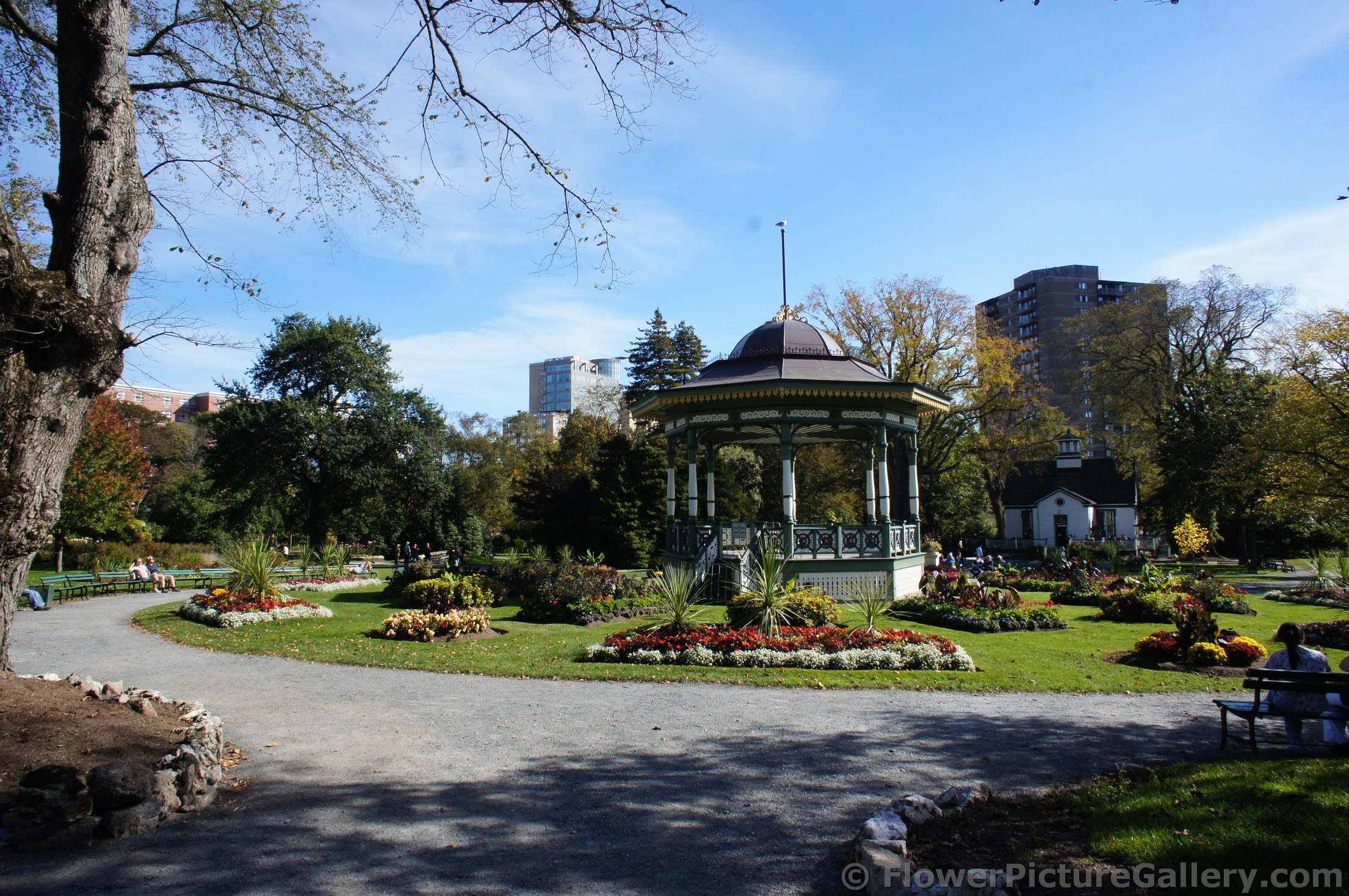 Halifax Public Gardens Gazebo surrounded by mini-flower gardens.jpg