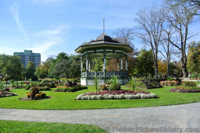 Gazebo with numerous mini-gardens surrounding at Halifax Public Gardens.jpg