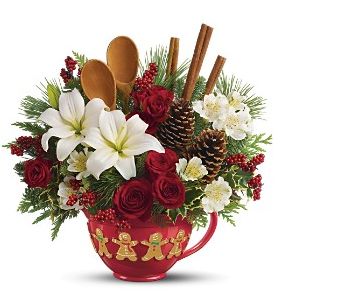 Kitchen theme Christmas center piece.JPG