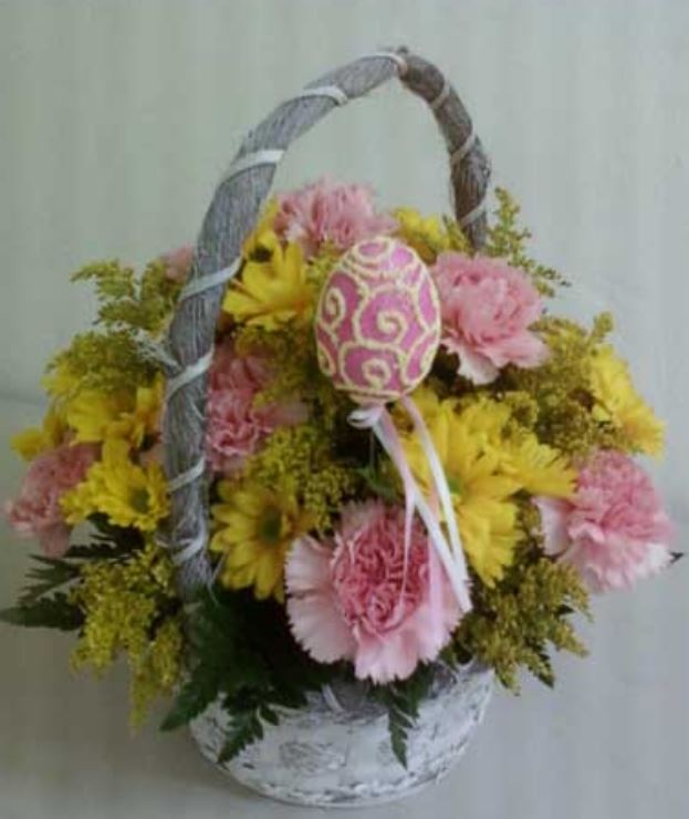 Modern Easter flower basket 2015.JPG