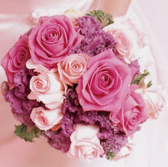 Pink purple flowers wedding bouquet photos.JPG