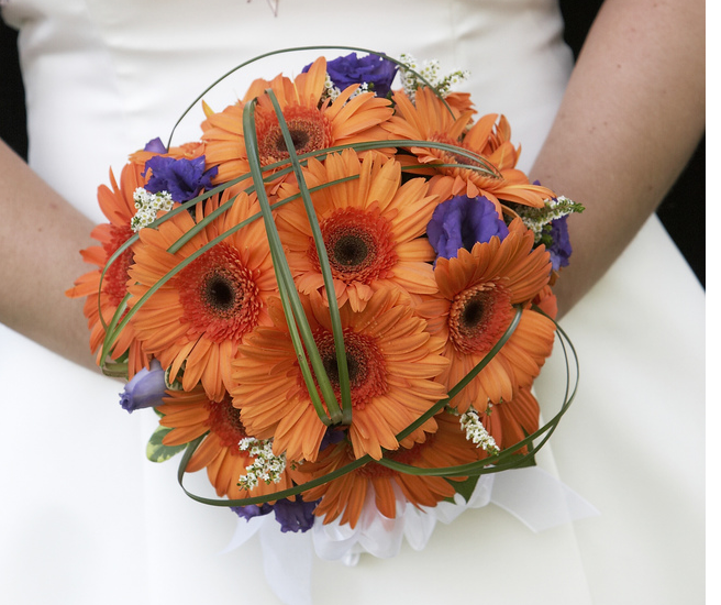 Orange bridal wedding bouquet of flowers.PNG