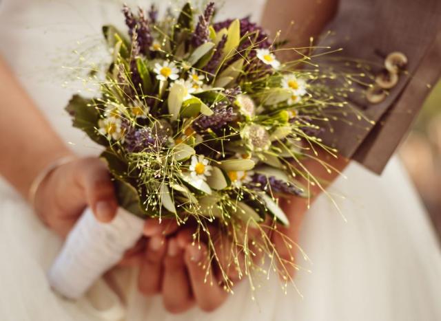 Unique wedding bouquet with natural flowers.JPG