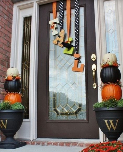 2015 Halloween front door decoration ideas photos.JPG