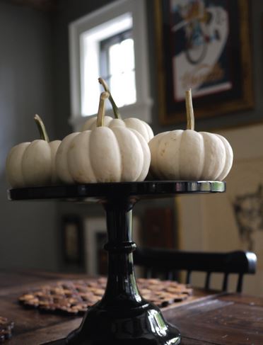 Modern pumpkin centerpiece decor ideas photo.JPG