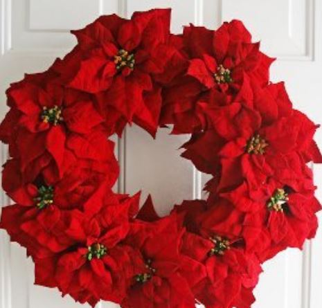 Breathtaking Poinsettia Wreath.JPG