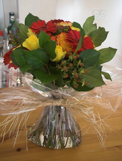 Modern elegant mother's day bouquet