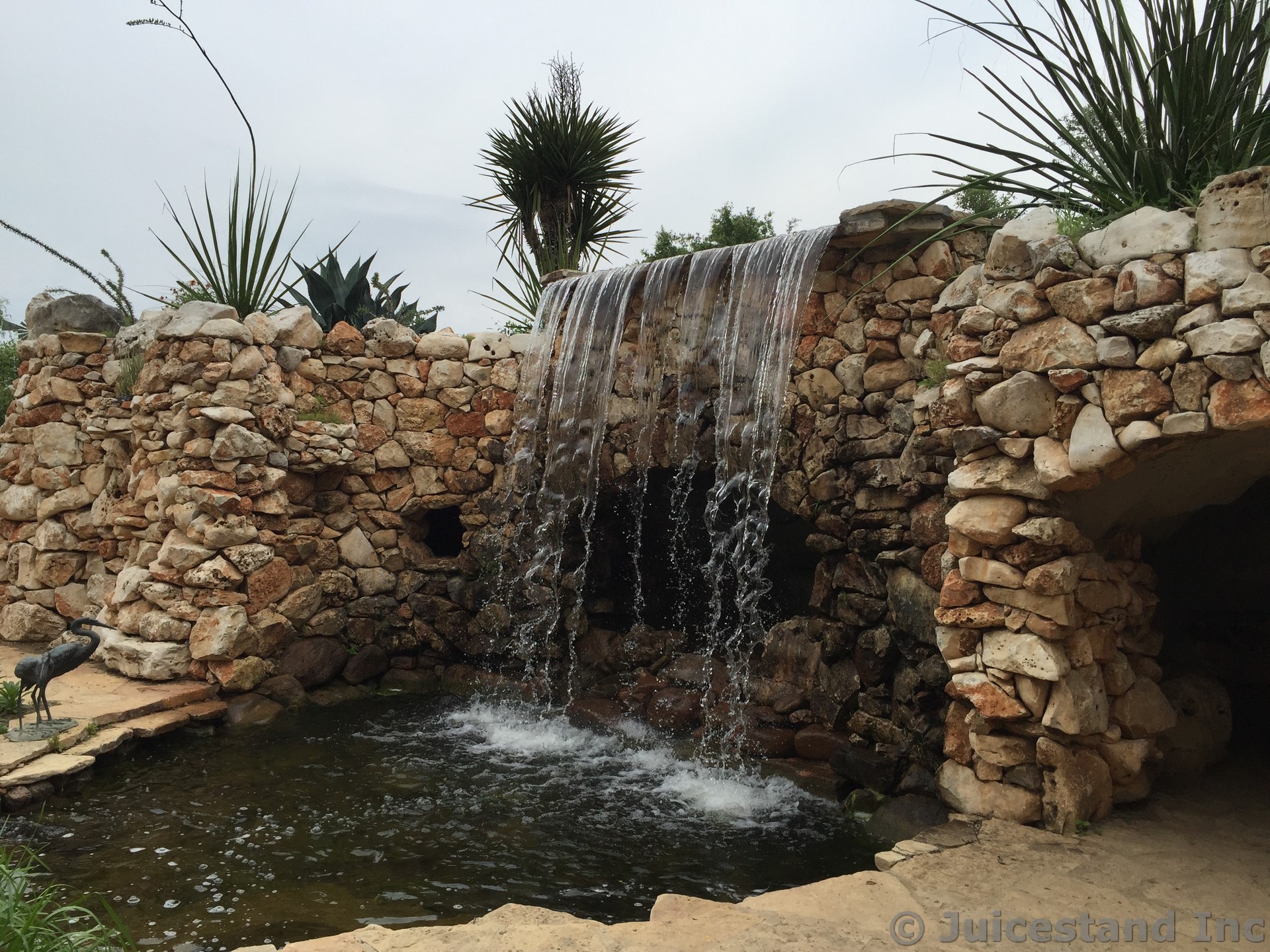 Waterfall at Lady Bird Johnson Wild Flower Center