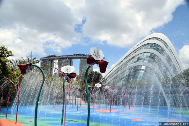 Water Park area at Gardens by the Bay Children's Garden