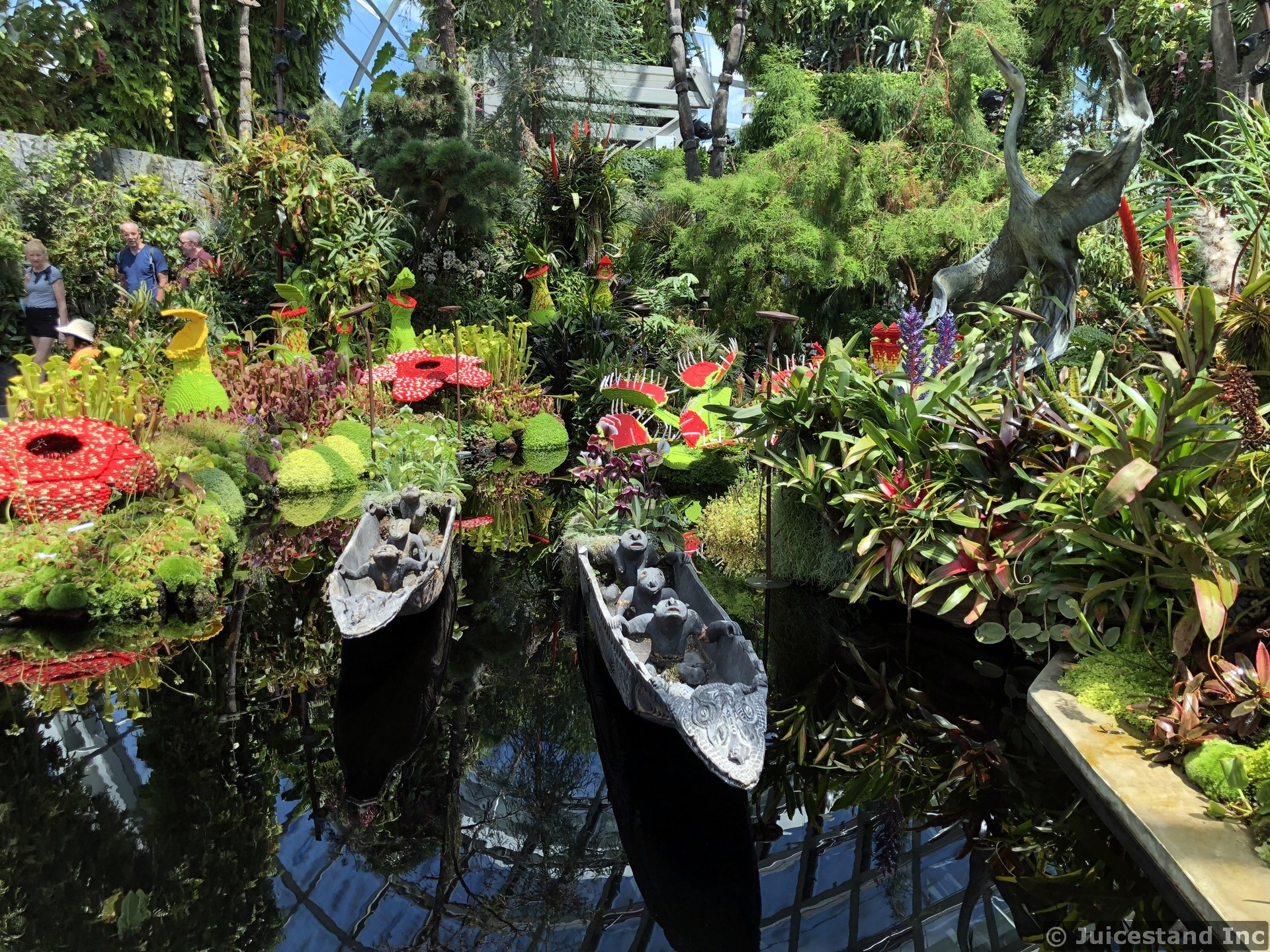 Canoe Sculptures at Lost World