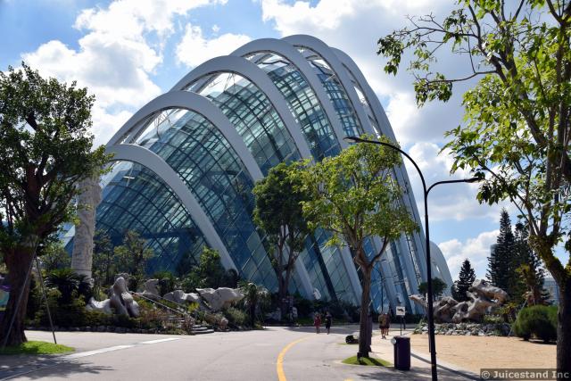 Cloud Forest Dome from the Outside Gardens by the Bay