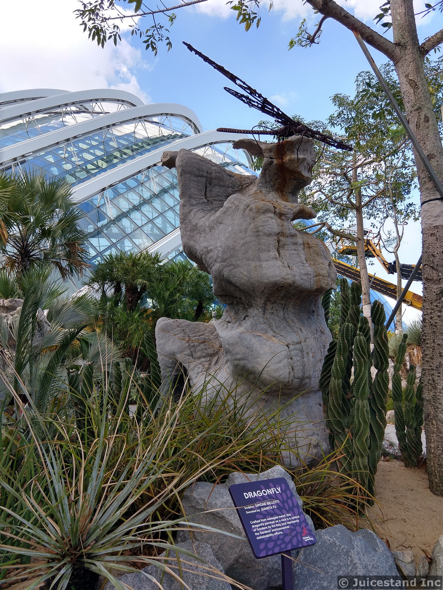 Dragonfly Sculpture at Gardens by the Bay