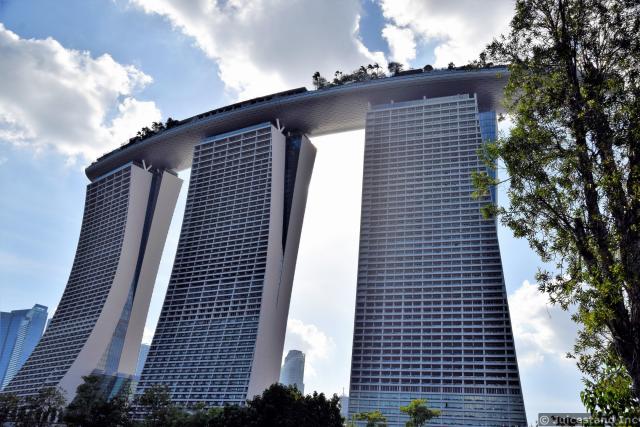 Marina Bay Sands Viewed from Gardens by the Bay