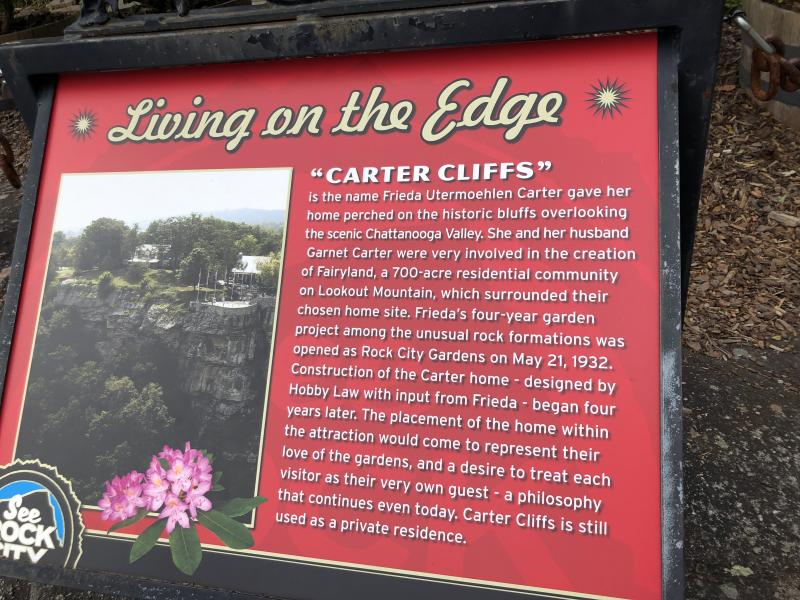 Carter Cliffs Home Info at Rock City Gardens