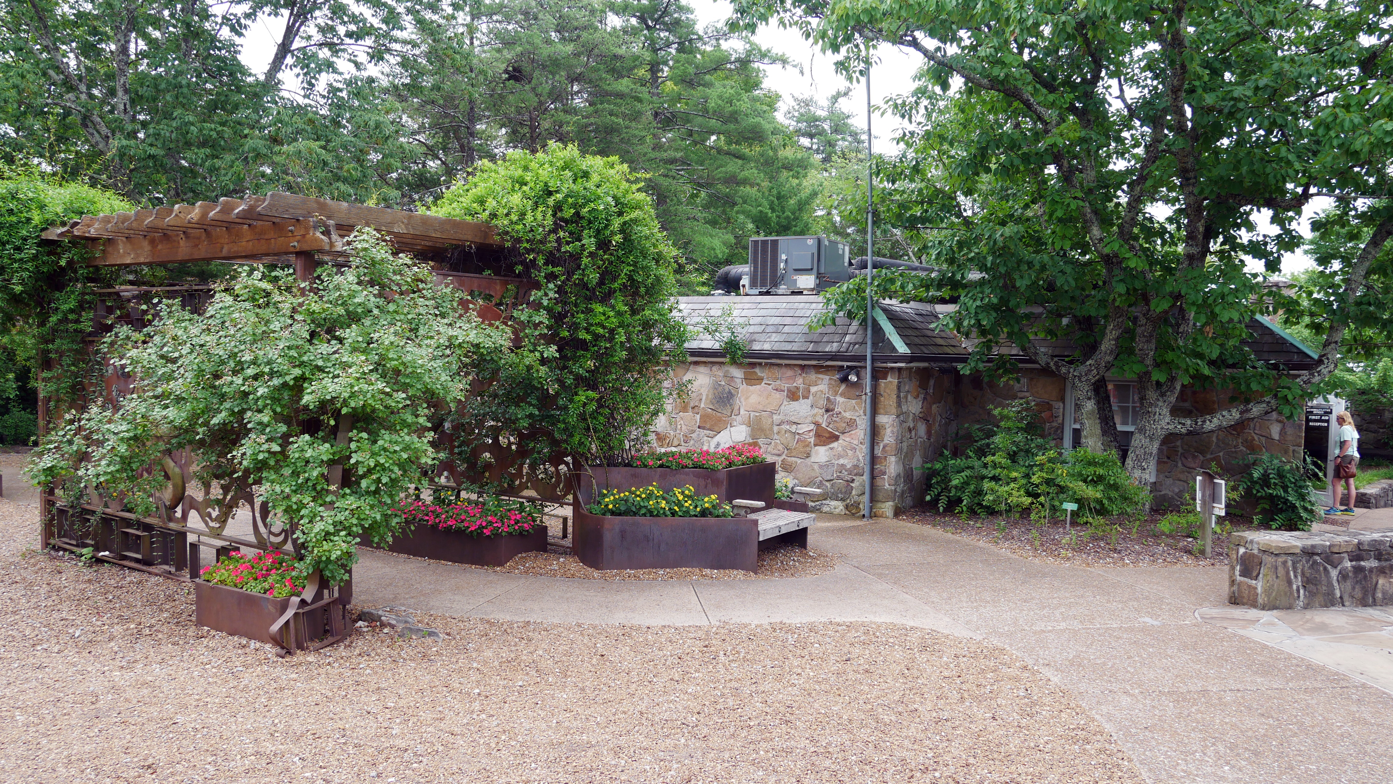 Garden Next to Admin Office of Rock City Gardens