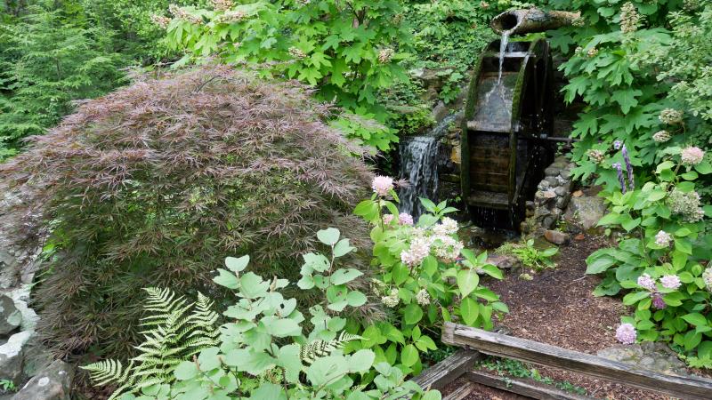 Miniature Water Wheel at Rock City Gardens