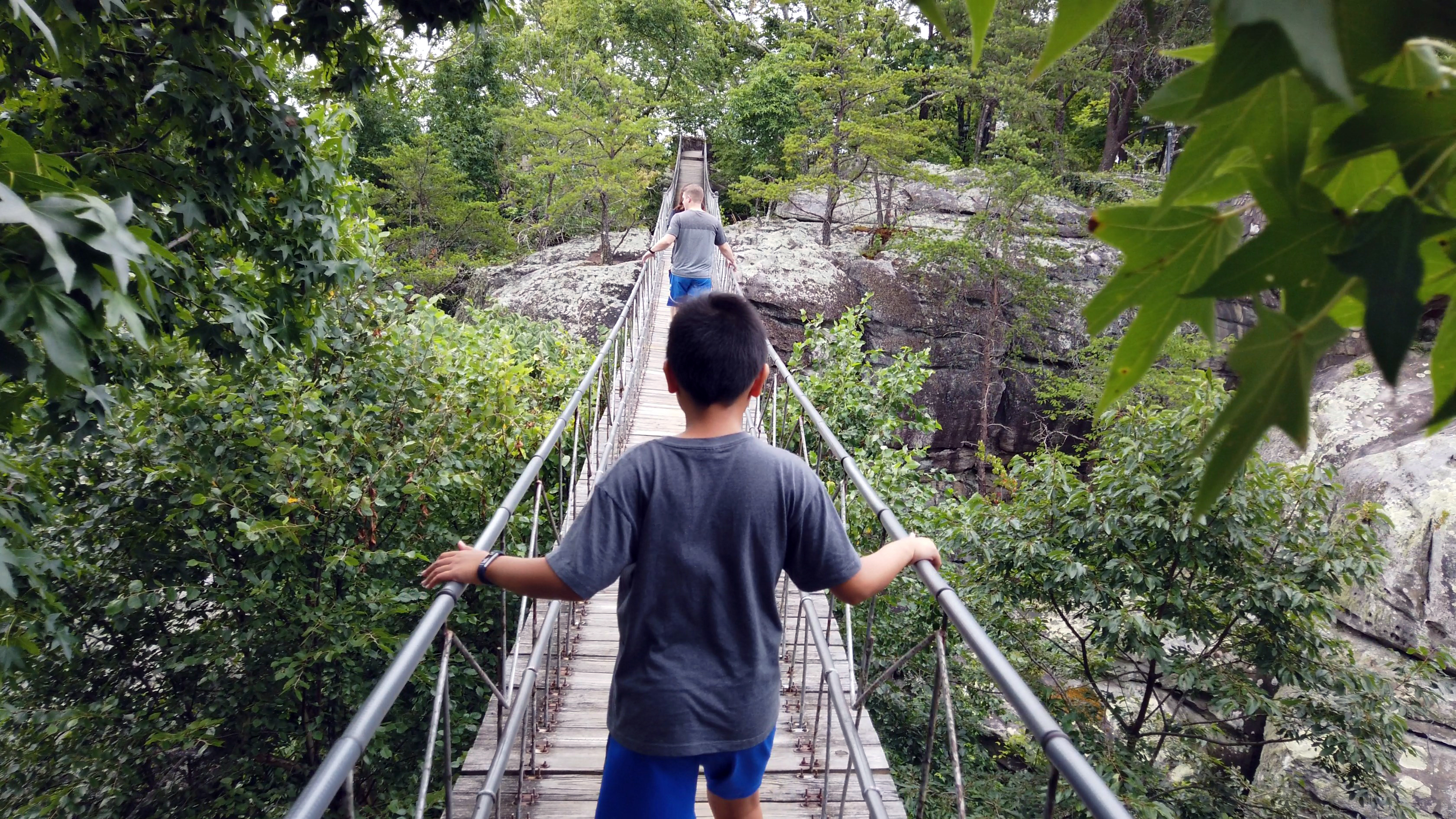 Rock City Garden Swing Bridge
