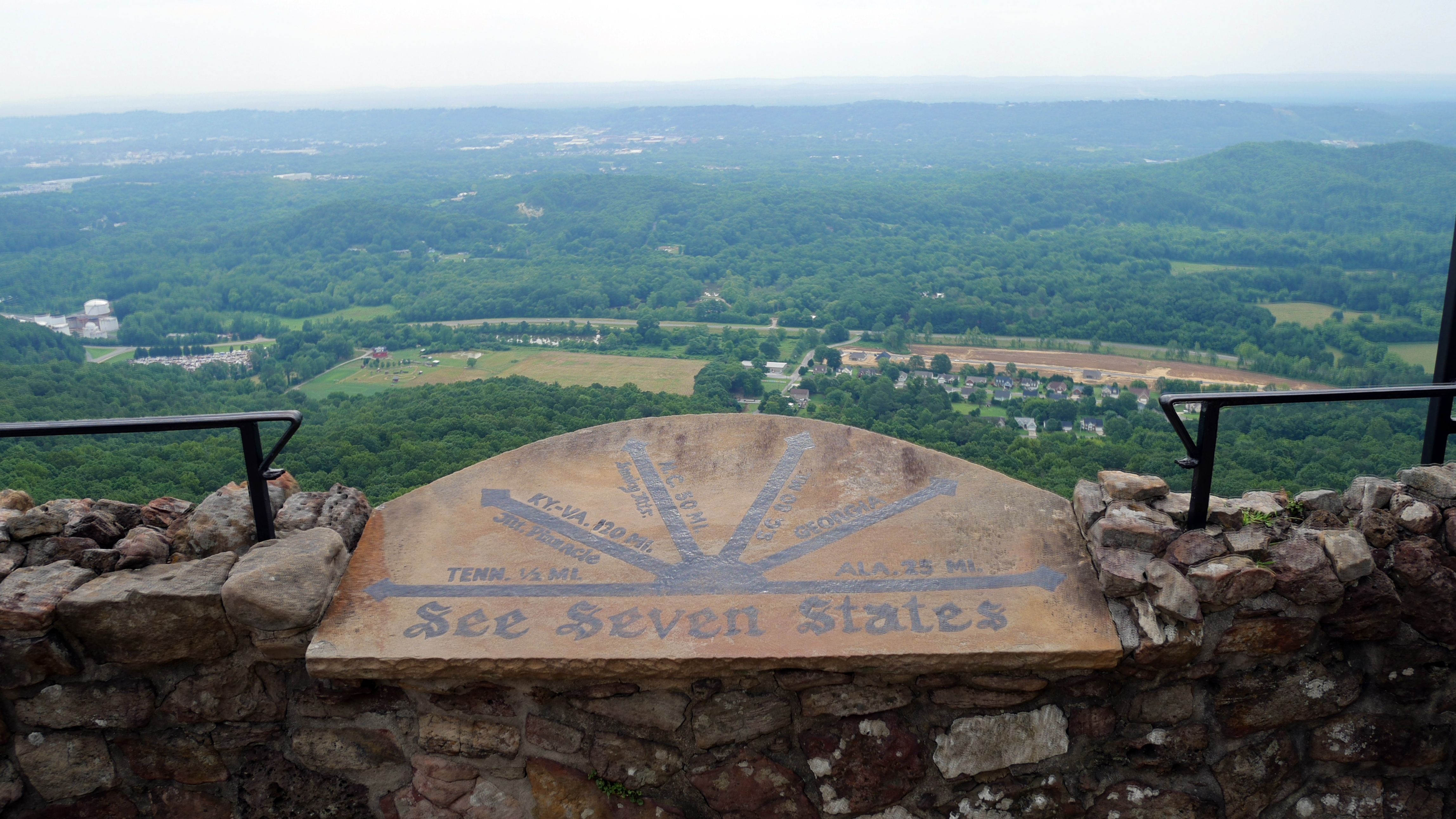 Rock City Gardens See 7 States Overlook