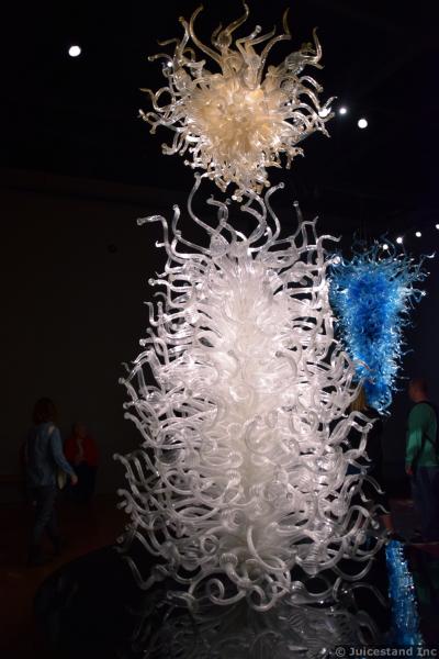 2-Part Tendrils Glass Chandelier