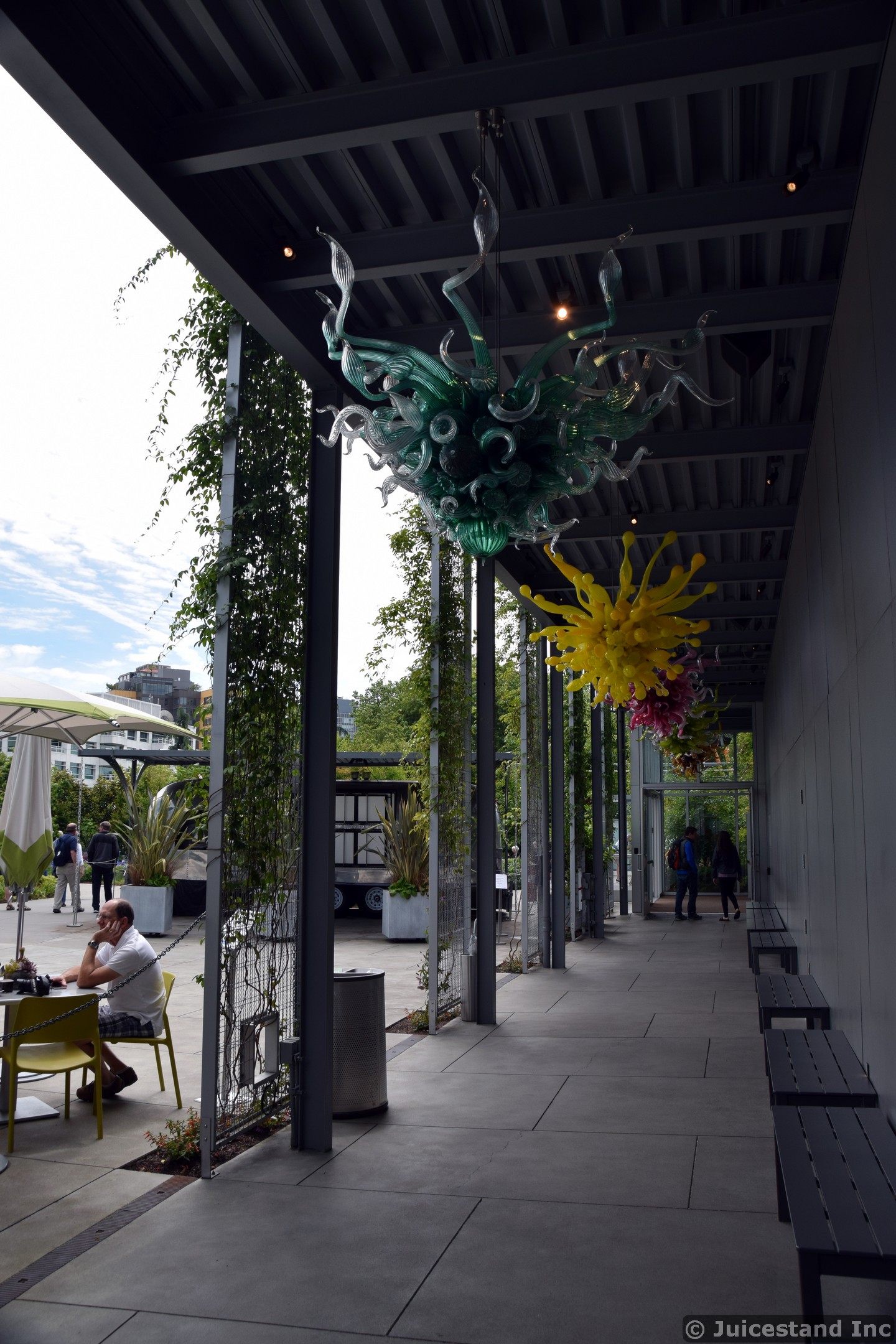Chihuly Chandelier Walkway