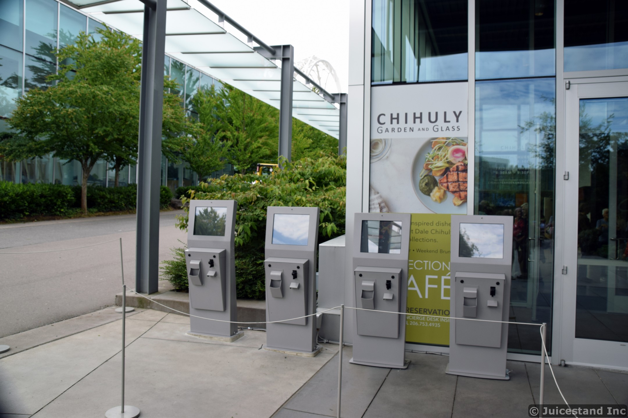 Chihuly Garden and Glass Ticket Machines