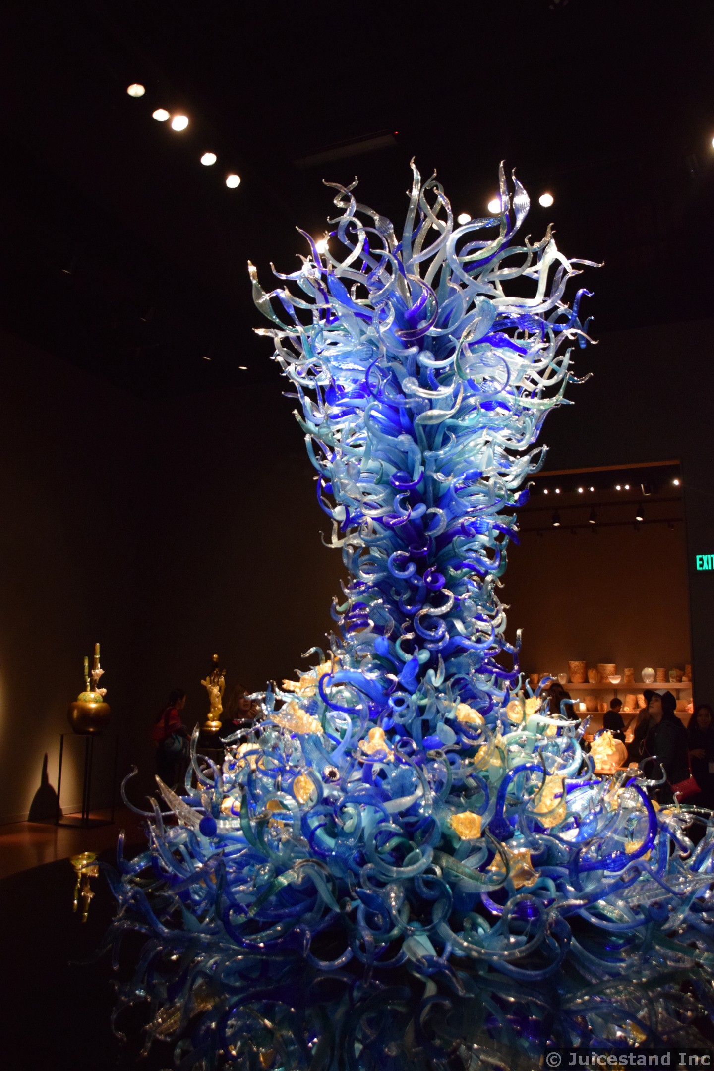 Hydra-Like Glass Sculpture