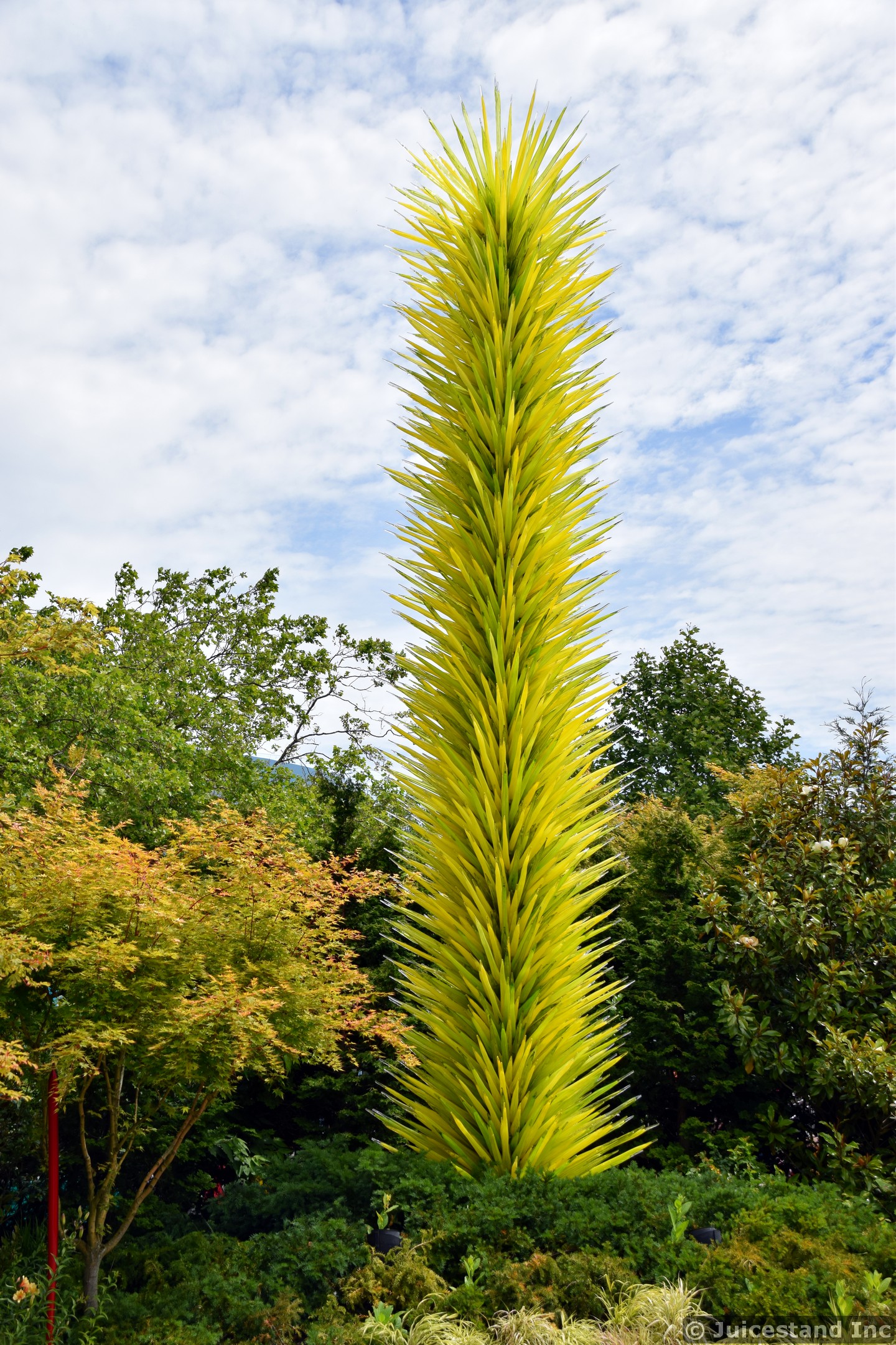 Impressive Pine Needle Tree Sculpture