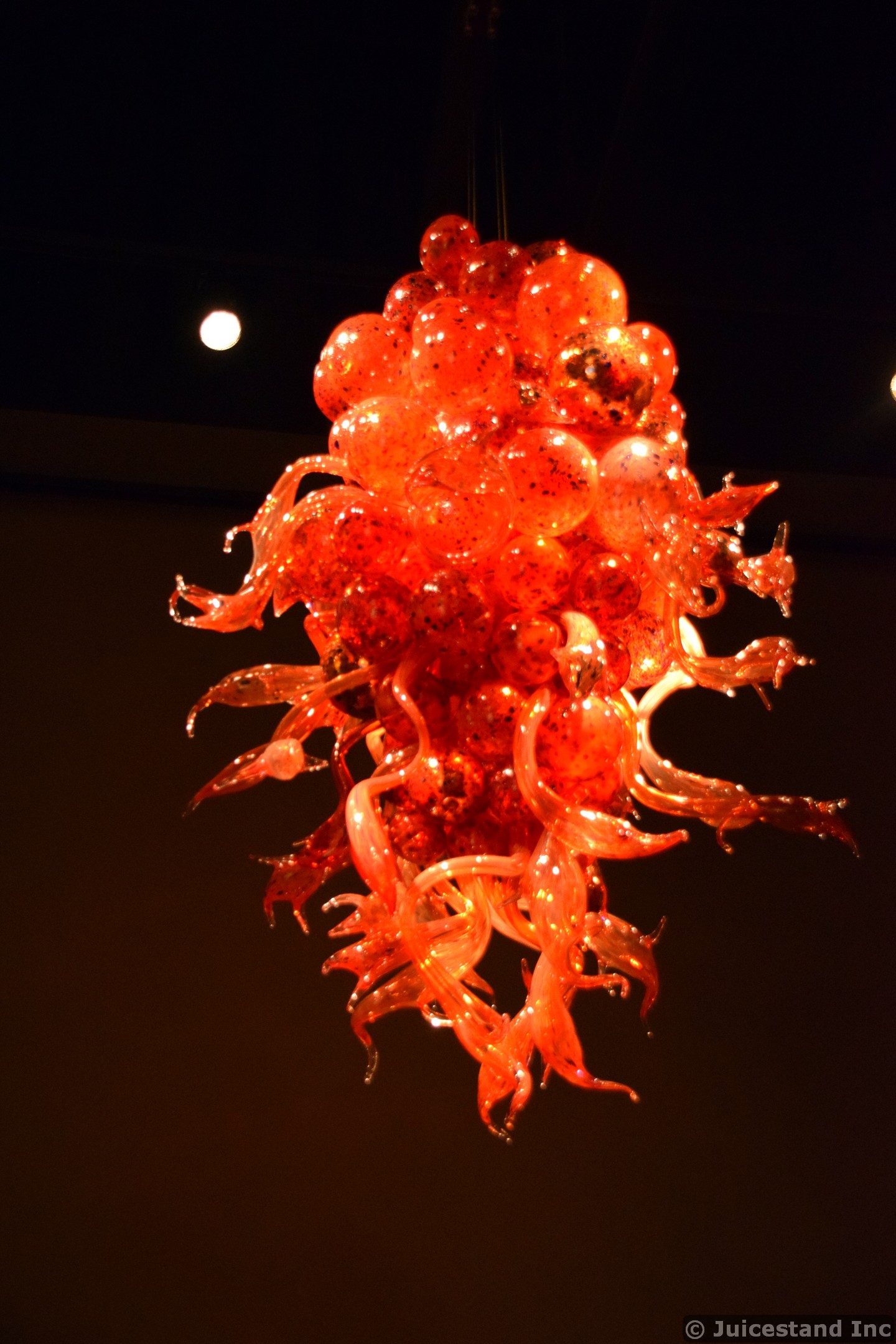 Red Heart-Like Chandelier