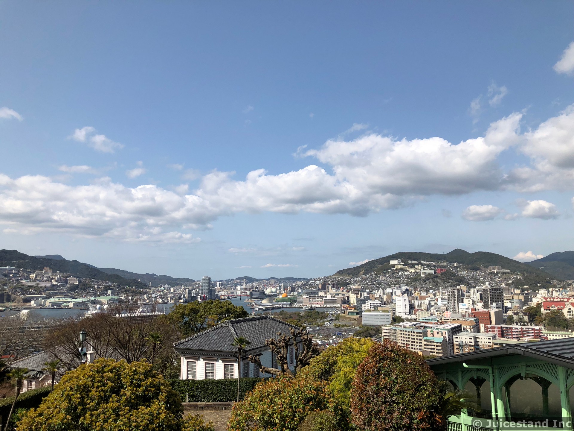 Nagasaki Skyline viewed from Glover Garden Observation Point