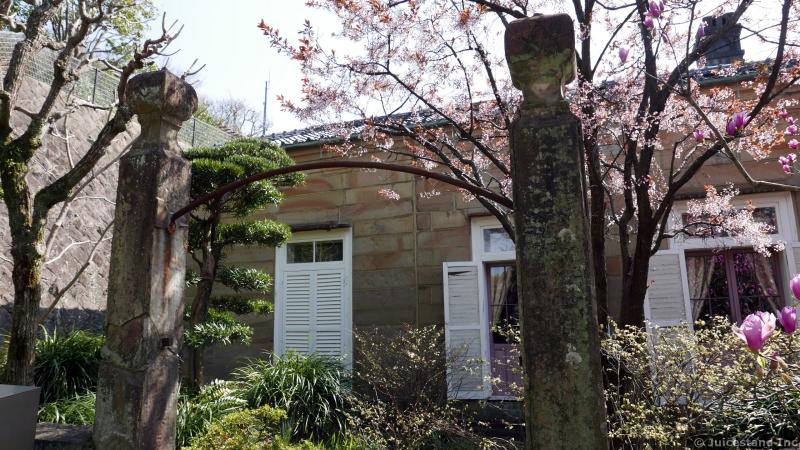 Stone Column at Masonic Lodge Glover Garden