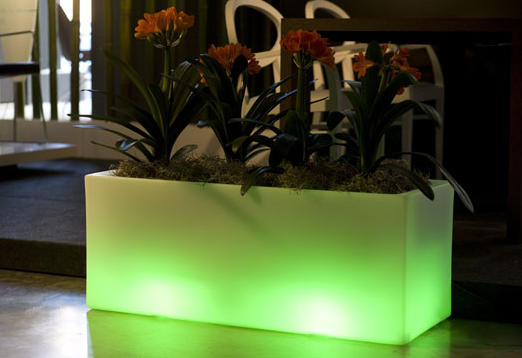 Cool Pots with Built In Lighting Llum By Vondom.PNG