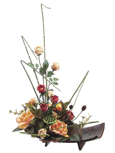 orange rose silk flowers.jpg