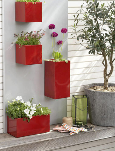 Cool Red Wall-Attached Planters Rectangular.PNG