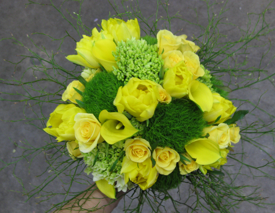 Yellow Calla lily and tulip bouquet.PNG