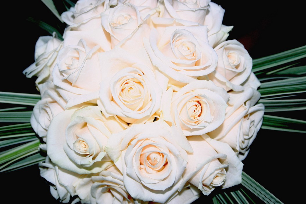 beautiful white roses wedding bouquet photo.jpg