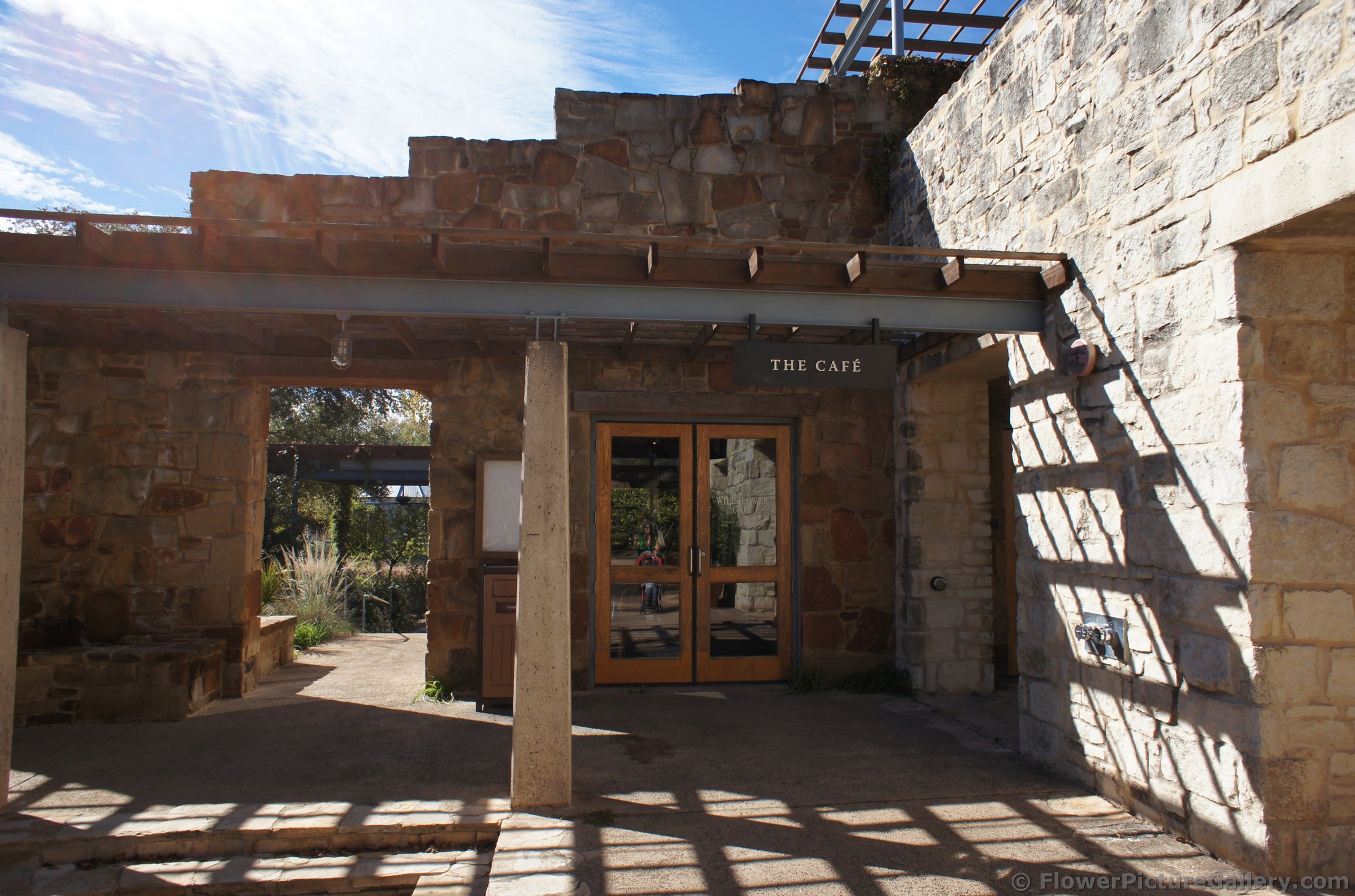 Entrance to Lady Bird Johnson Wildflower Center Cafe.jpg